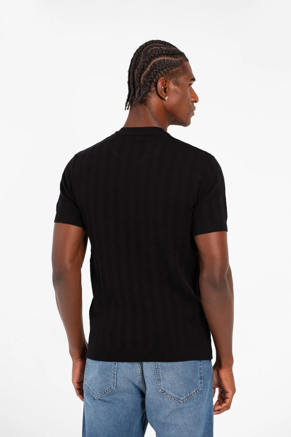 Men's Basic Slim Fit Breathable Half Sleeve Crew Neck T-Shirt - Image 2