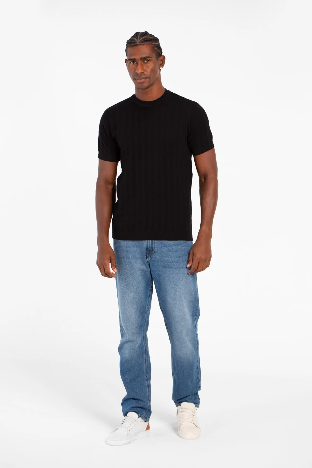 Men's Basic Slim Fit Breathable Half Sleeve Crew Neck T-Shirt - Image 4