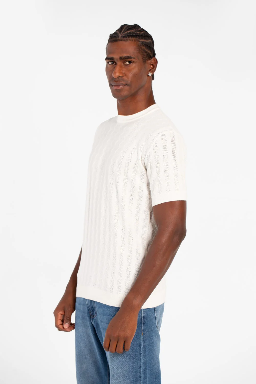 Men's Basic Slim Fit Breathable Half Sleeve Crew Neck T-Shirt - Image 7