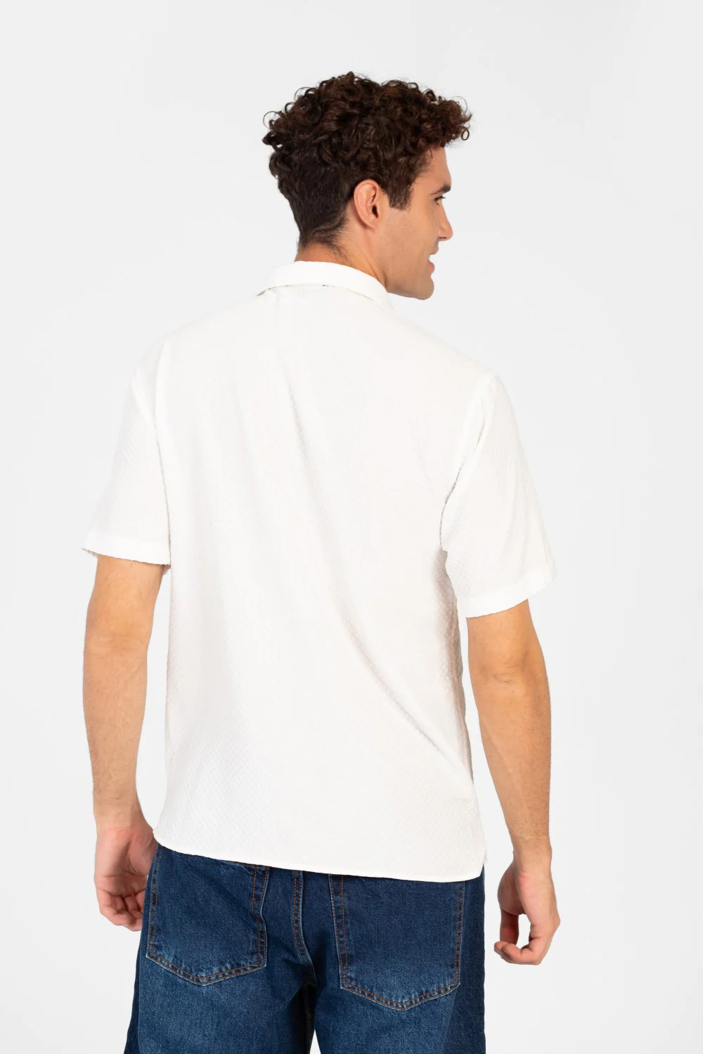 Men's Basic Slim Fit Half Sleeve Shirt - Image 6