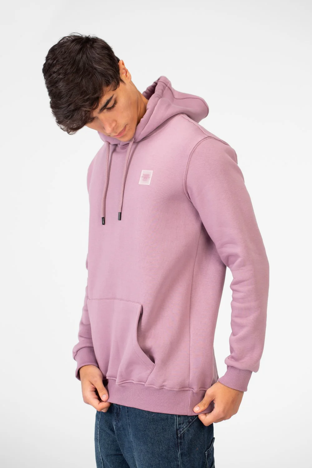 Men's Basic Slim Fit Hoodie Sweatshirt With Front Pocket - Image 15