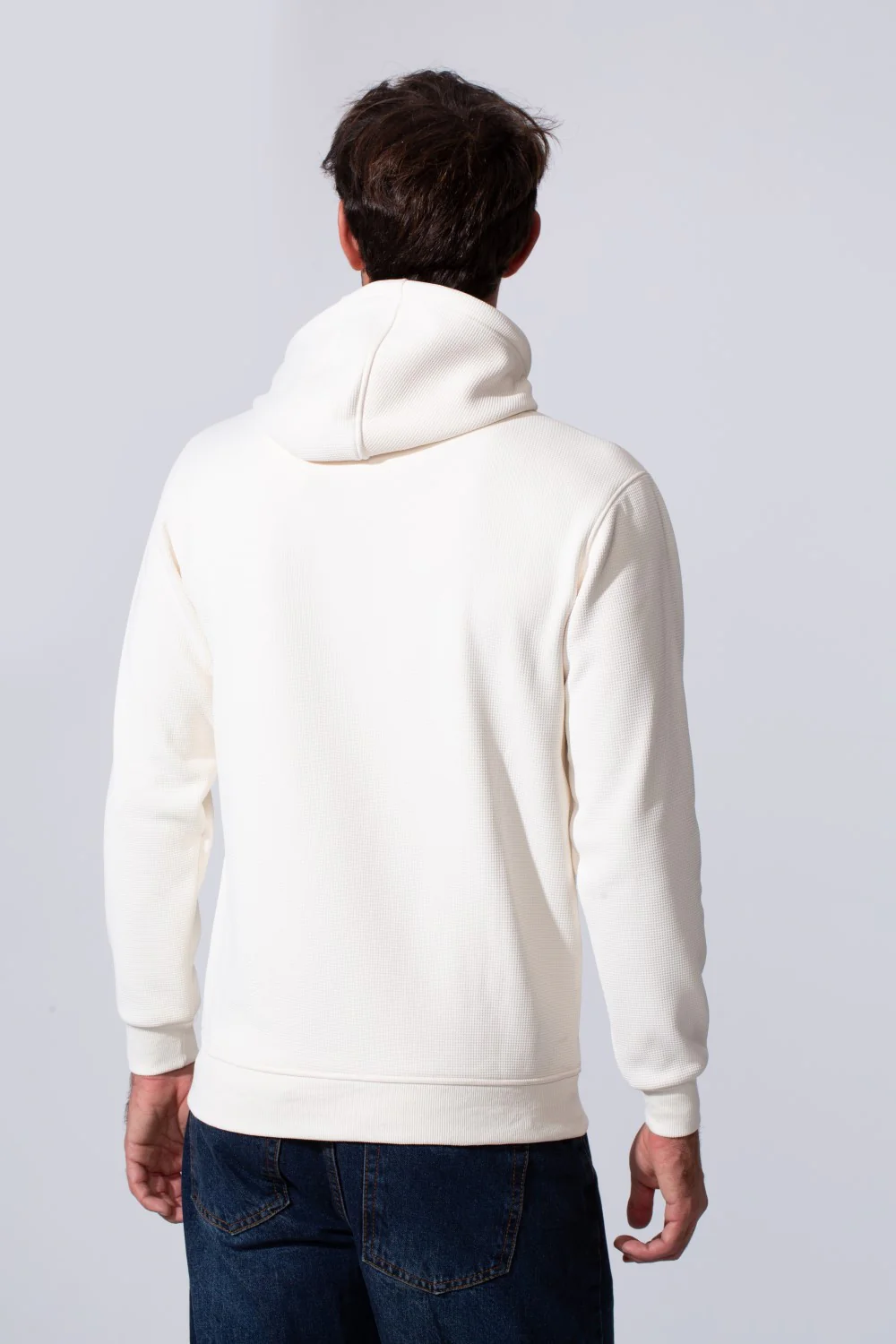 Men's Basic Slim Fit Long Sleeve Hoodie Sweatshirt - Image 2