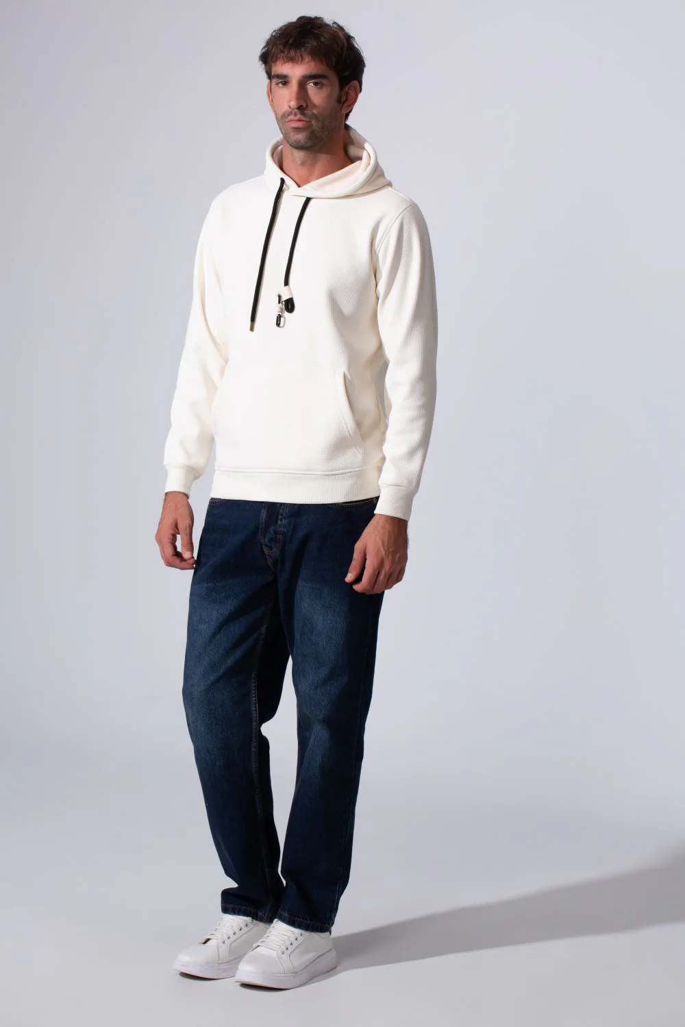 Men's Basic Slim Fit Long Sleeve Hoodie Sweatshirt - Image 4