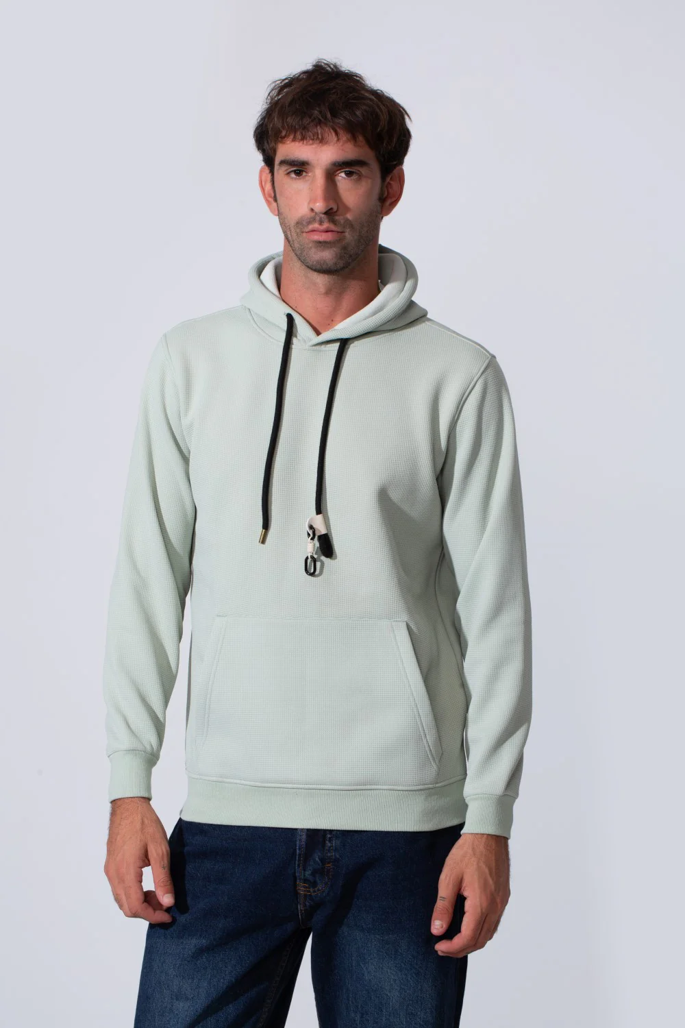 Men's Basic Slim Fit Long Sleeve Hoodie Sweatshirt - Image 5