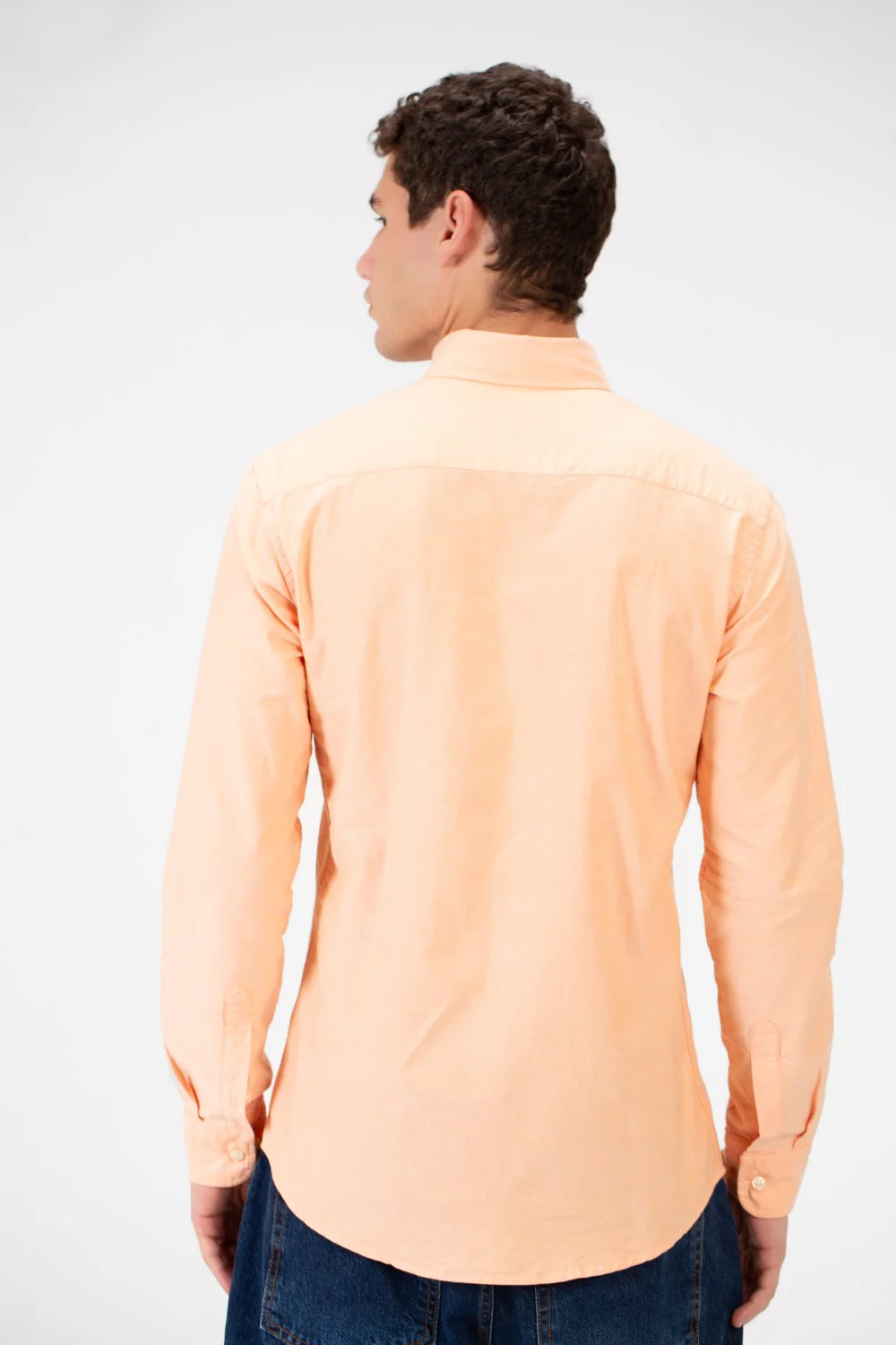 Men's Basic Slim Fit Long Sleeve Shirt - Image 33
