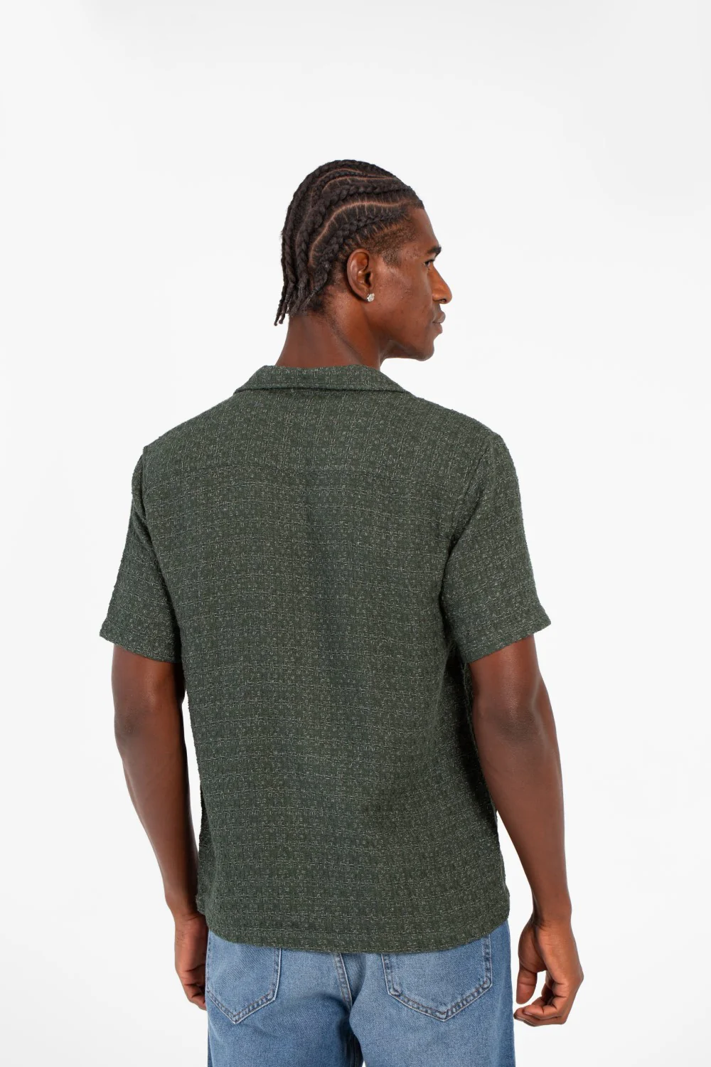Men's Basic Slim Fit Mesh Half Sleeve Shirt With High Quality Material - Image 10