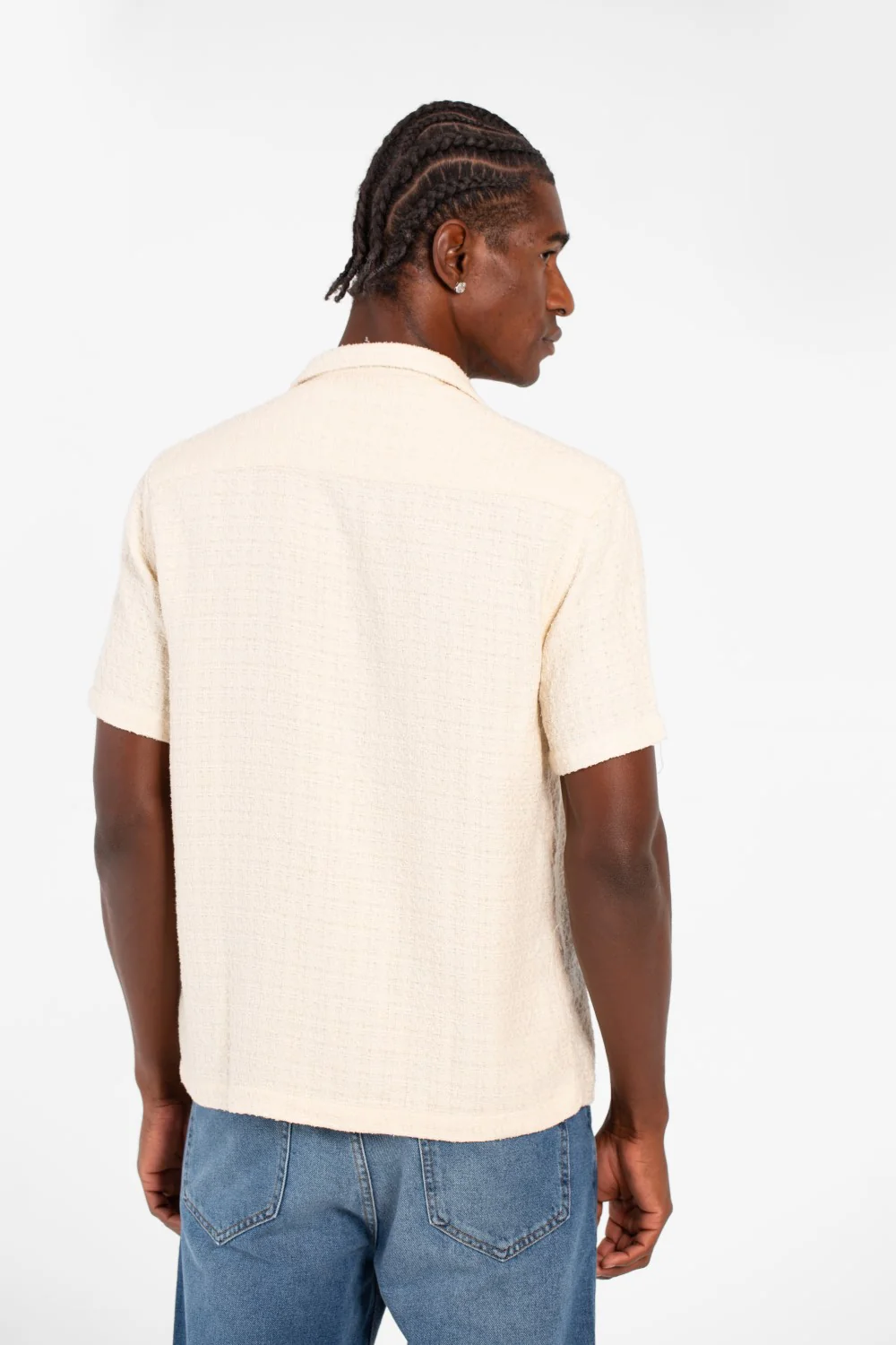 Men's Basic Slim Fit Mesh Half Sleeve Shirt With High Quality Material - Image 6
