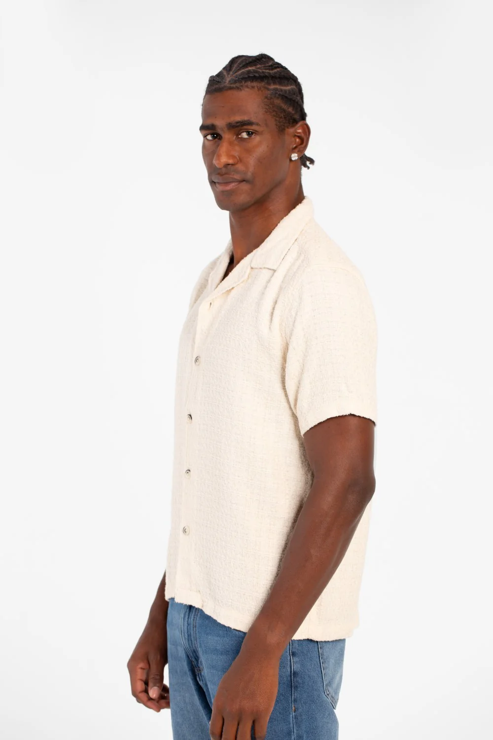 Men's Basic Slim Fit Mesh Half Sleeve Shirt With High Quality Material - Image 7