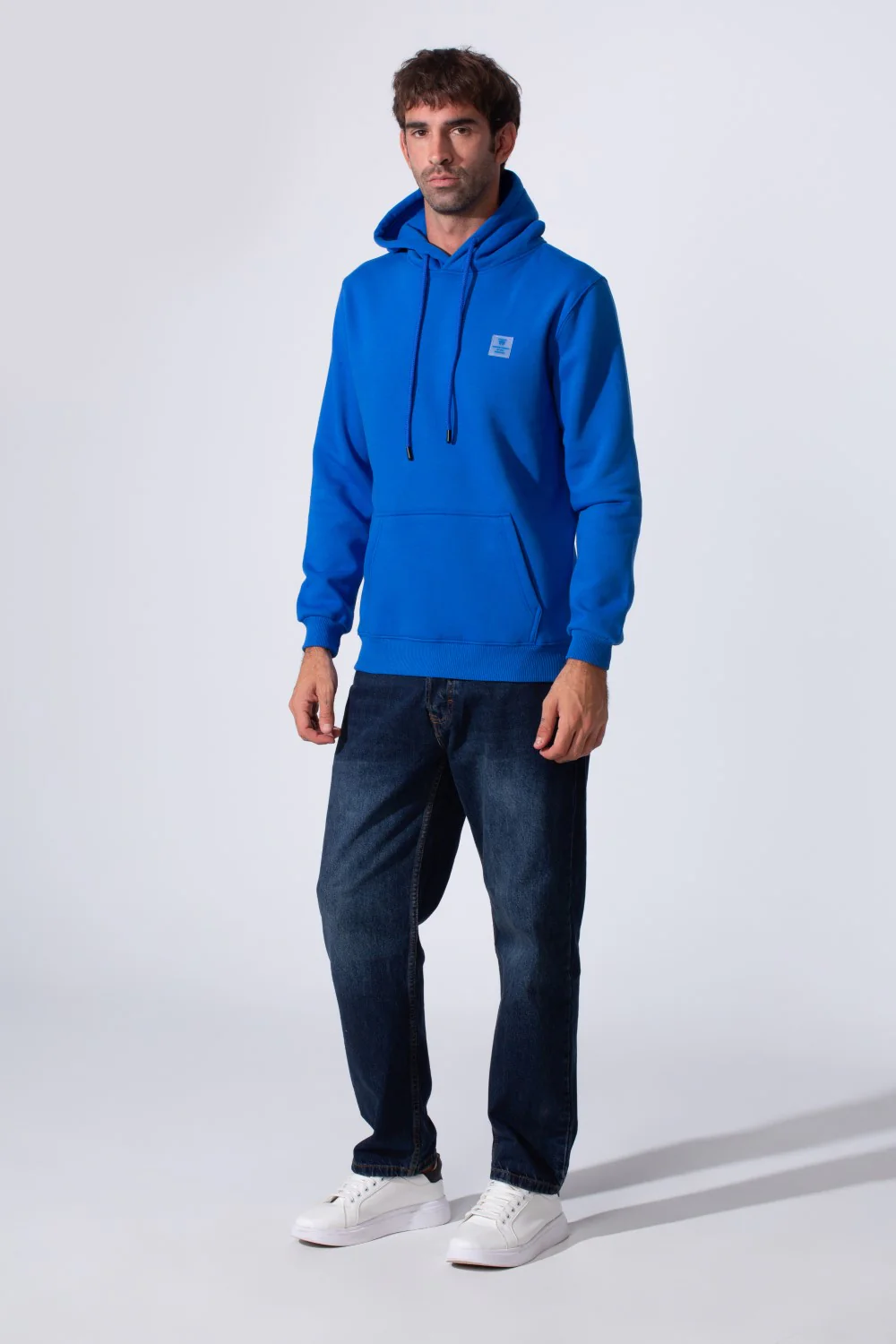 Men's Basic Slim Fit Milton Long Sleeve Hoodie Sweatshirt - Image 4