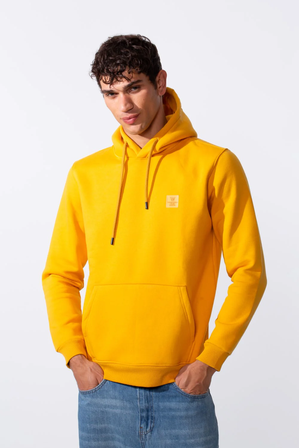 Men's Basic Slim Fit Milton Long Sleeve Hoodie Sweatshirt - Image 5