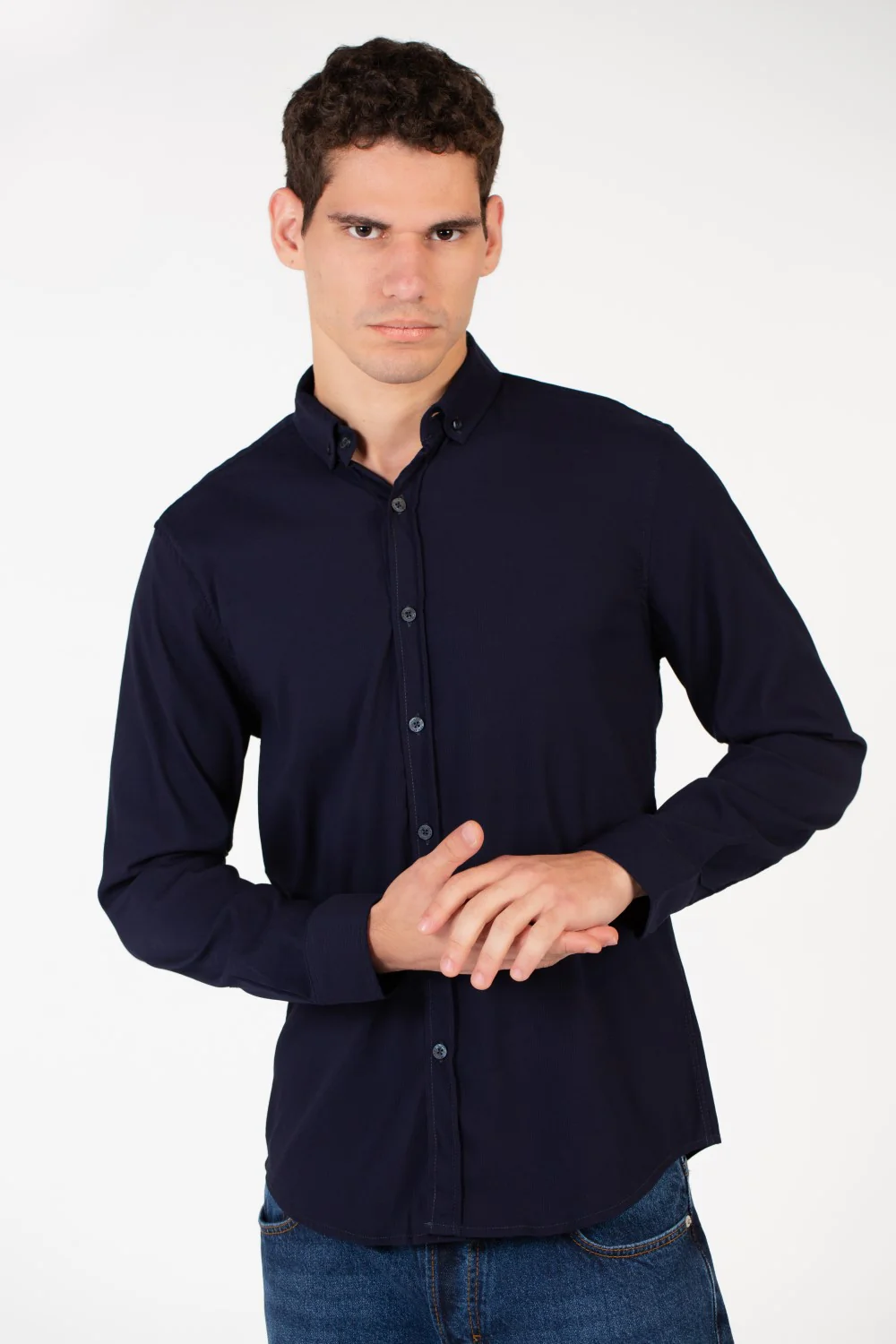 Men's Basic Slim Fit Modern Shirt - Image 29