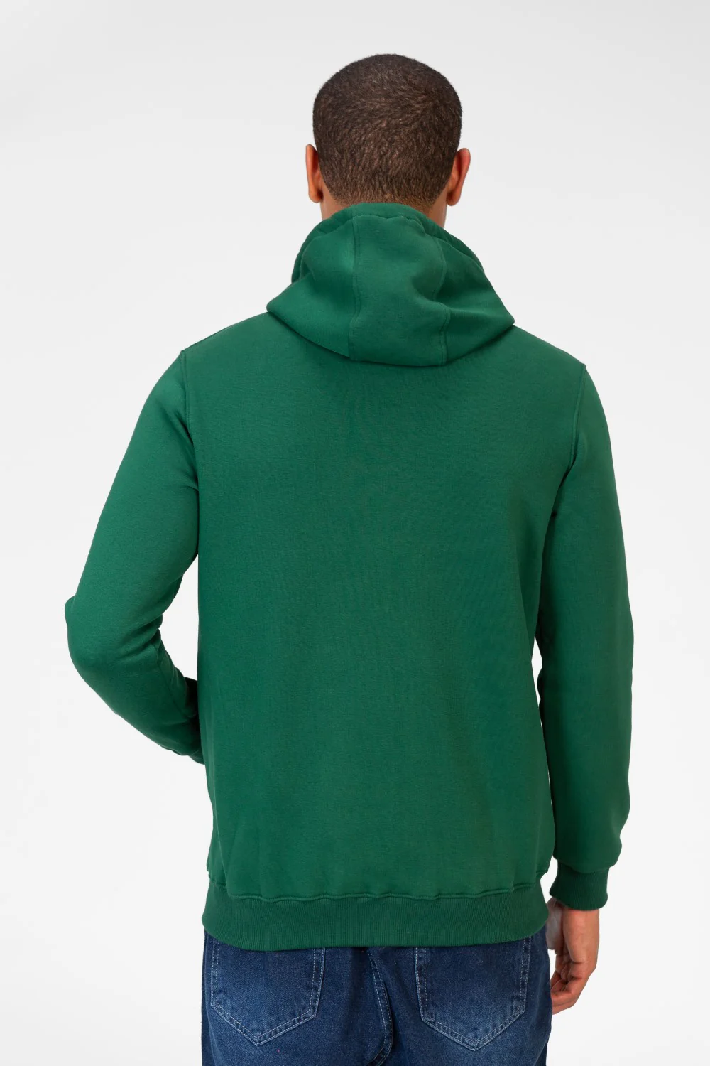 Men's Basic Sweatshirt With Zippers And Front Pockets - Image 6
