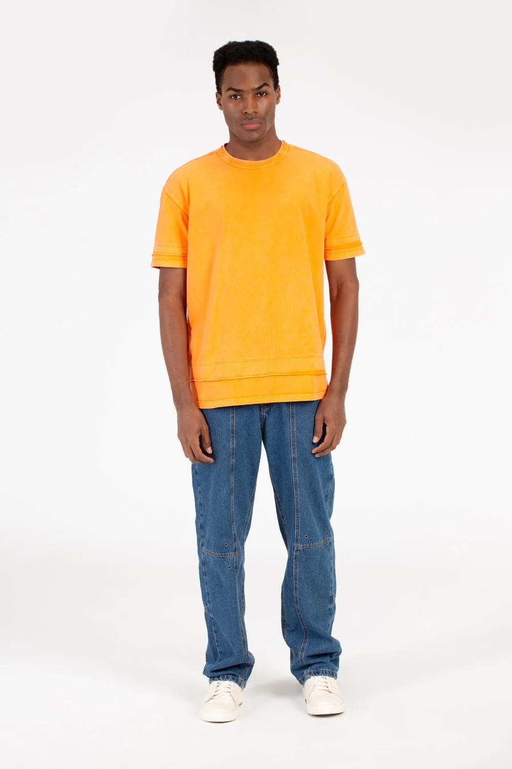 Men's Basic Washed Short Sleeve T-Shirt - Image 12