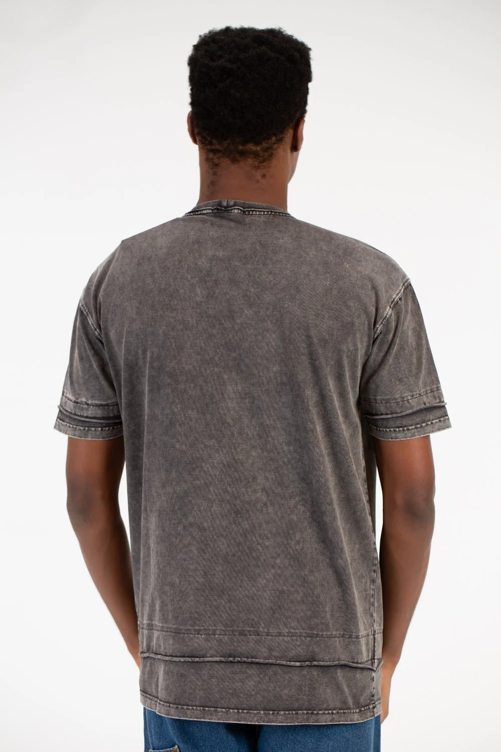 Men's Basic Washed Short Sleeve T-Shirt - Image 6