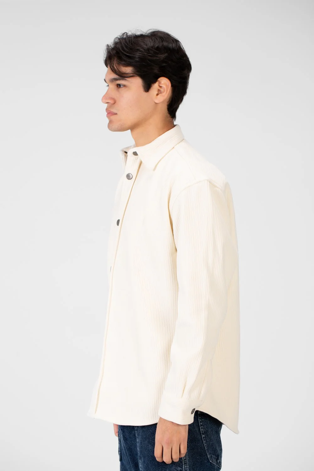 Men's Basic Winter Shirt In Practical and Comfortable Velvet Material - Image 11