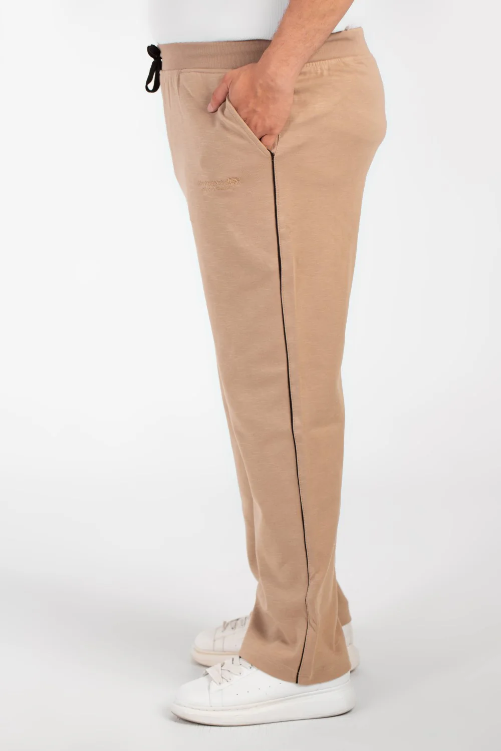 Men's Big Size Basic High Quality Sweatpants With Modern Design And Pockets - Image 4