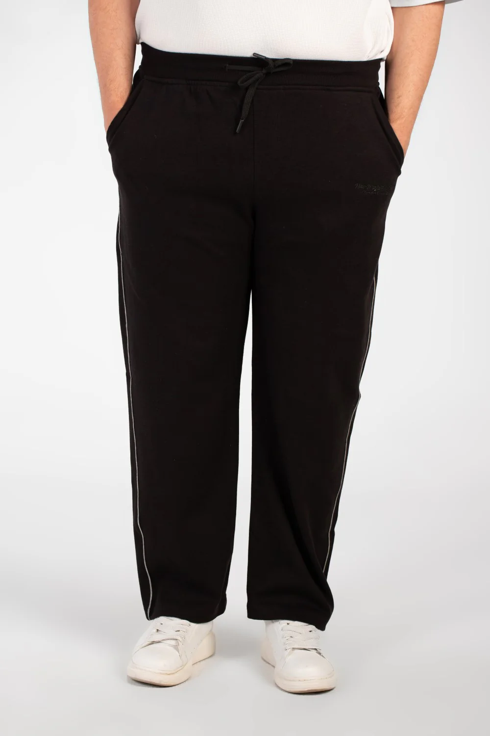 Men's Big Size Basic High Quality Sweatpants With Modern Design And Pockets - Image 5