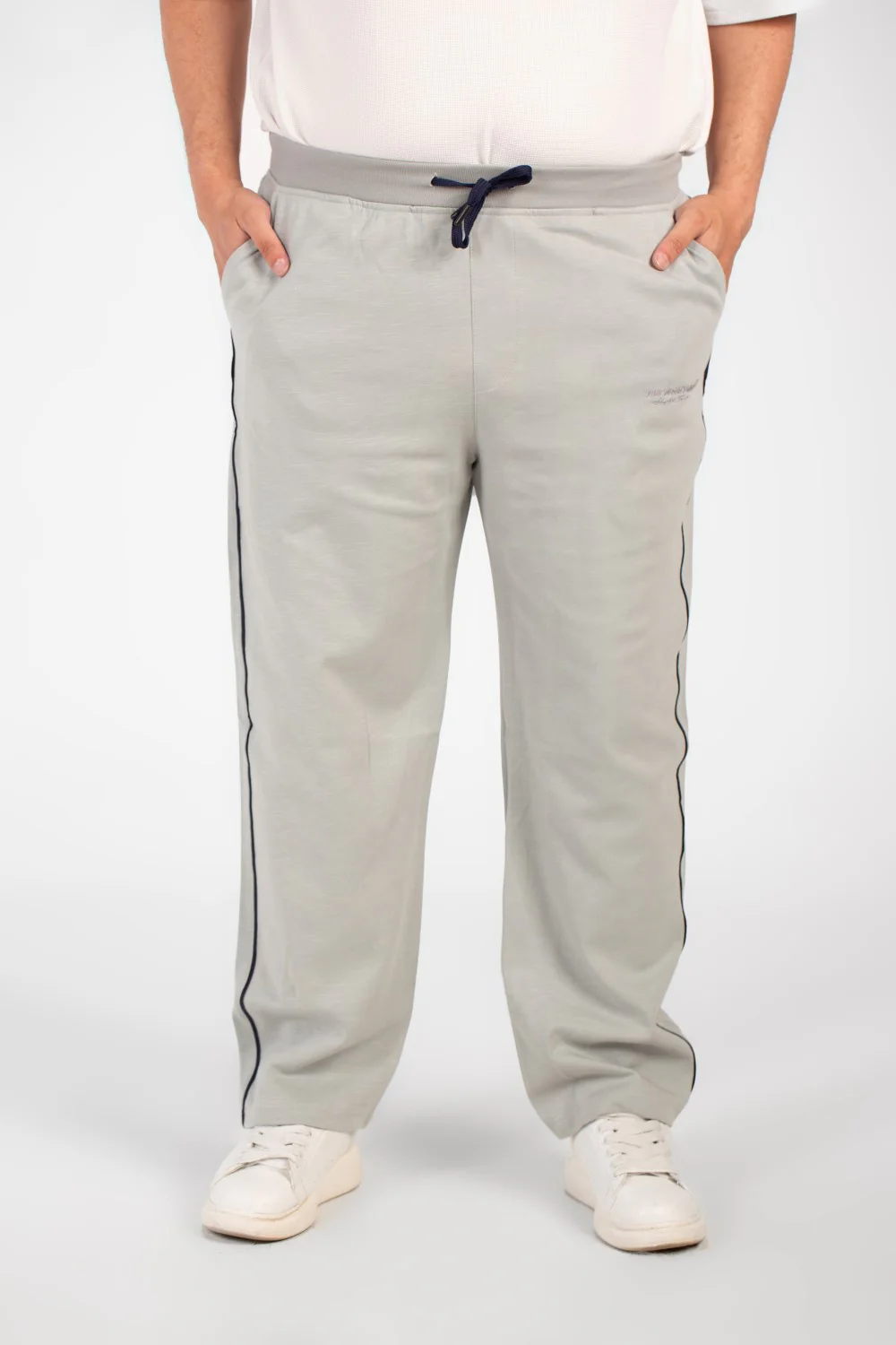 Men's Big Size Basic High Quality Sweatpants With Modern Design And Pockets - Image 9