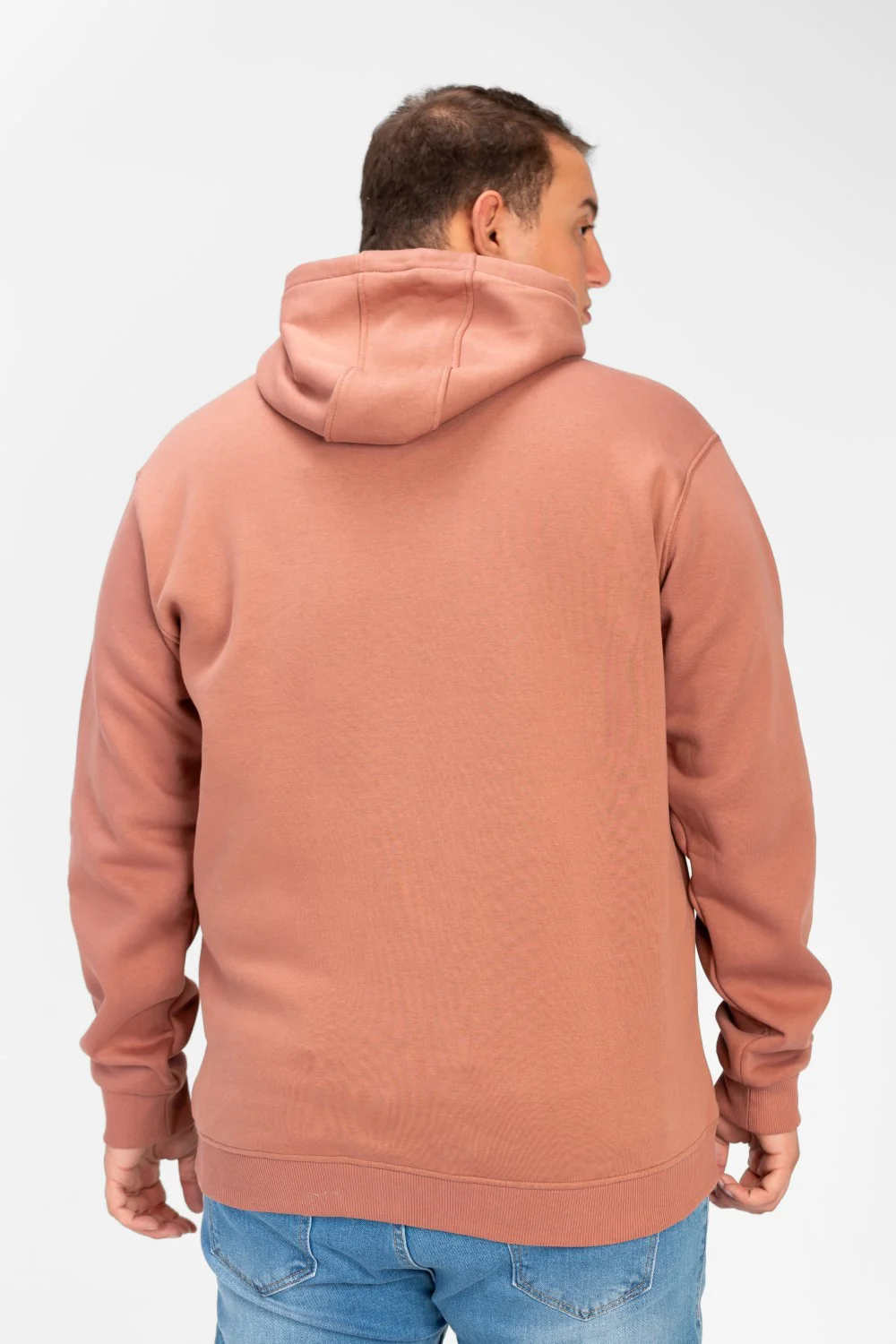 Men's Big Size Basic Long Sleeve Hoodie Sweatshirt - Image 14