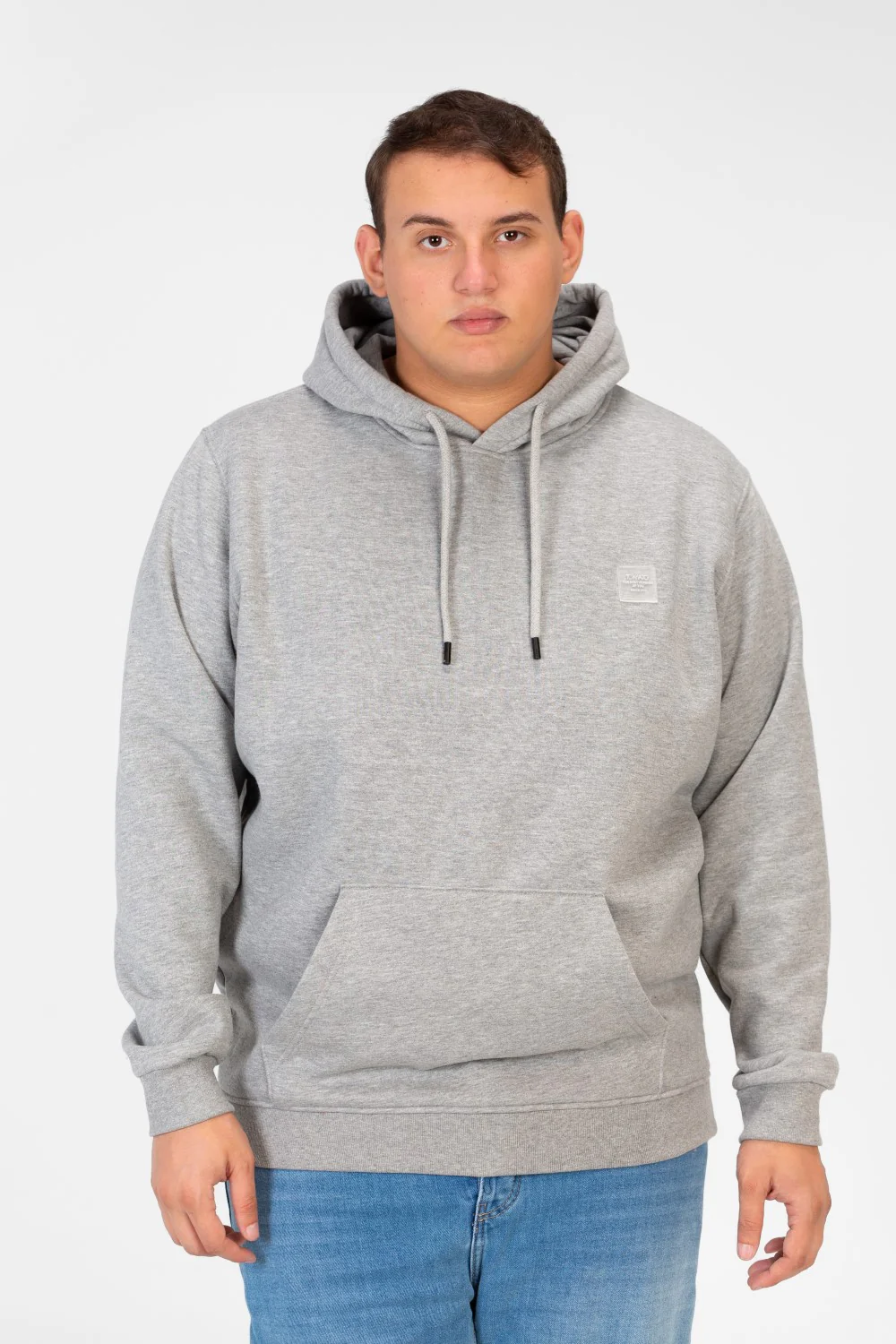 Men's Big Size Basic Long Sleeve Hoodie Sweatshirt - Image 17