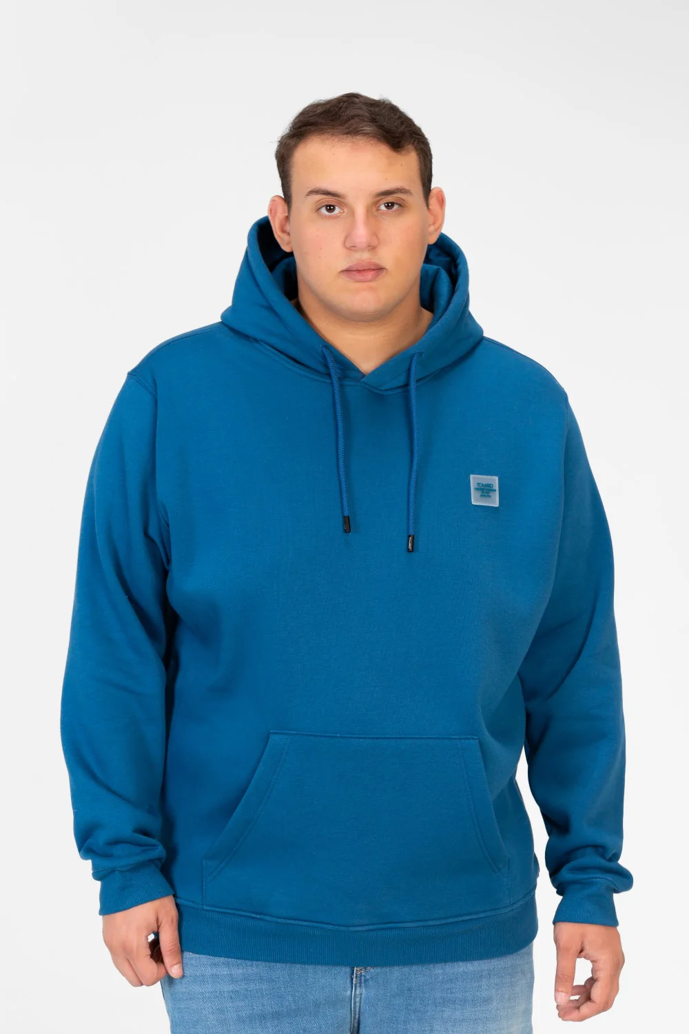 Men's Big Size Basic Long Sleeve Hoodie Sweatshirt - Image 21