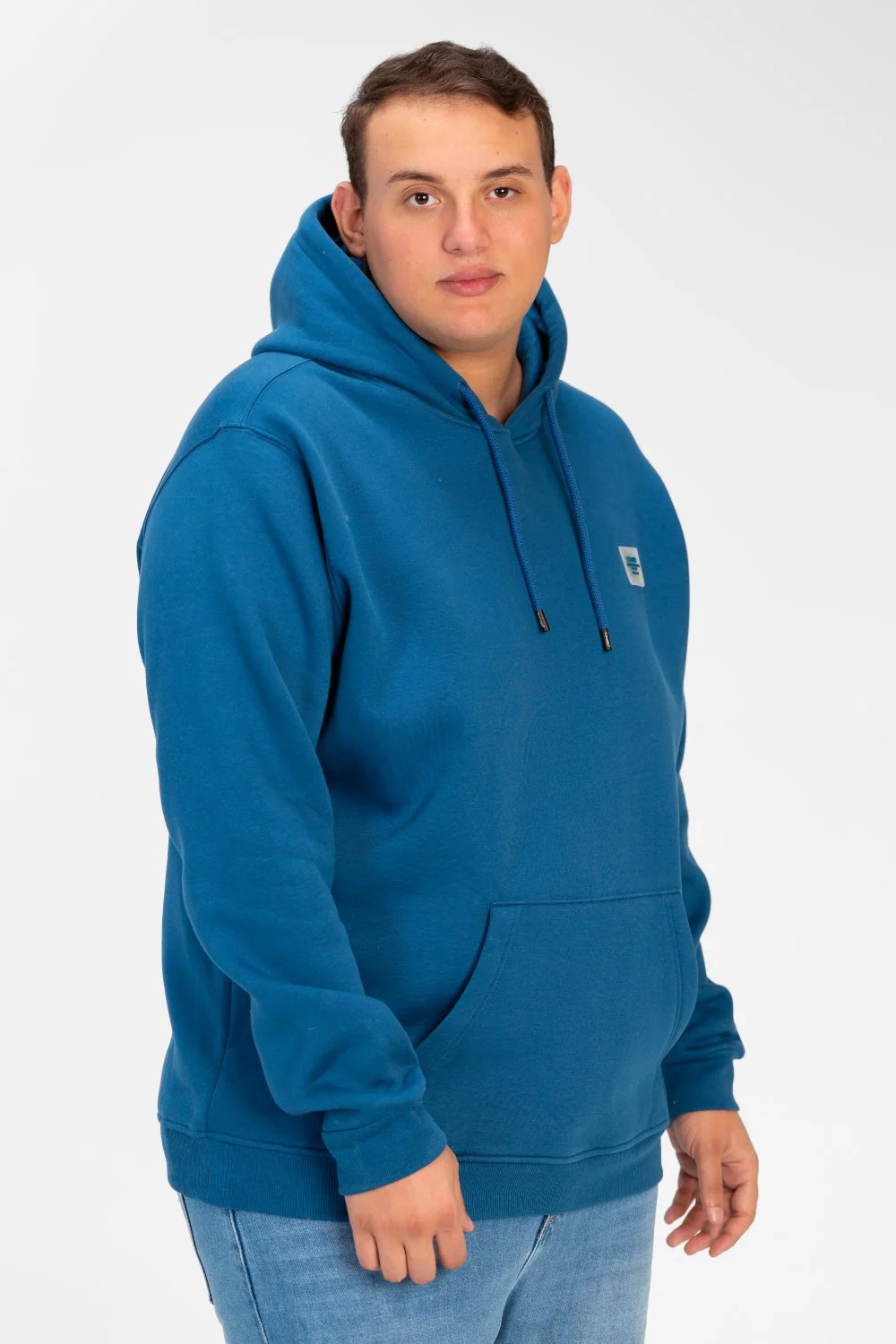 Men's Big Size Basic Long Sleeve Hoodie Sweatshirt - Image 23