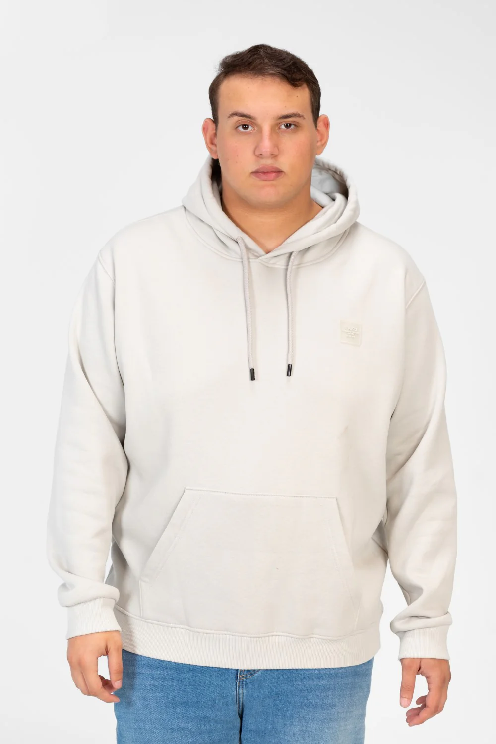 Men's Big Size Basic Long Sleeve Hoodie Sweatshirt - Image 25