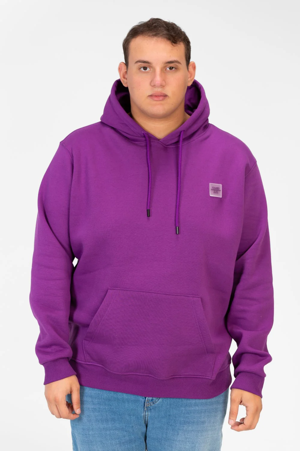Men's Big Size Basic Long Sleeve Hoodie Sweatshirt - Image 29