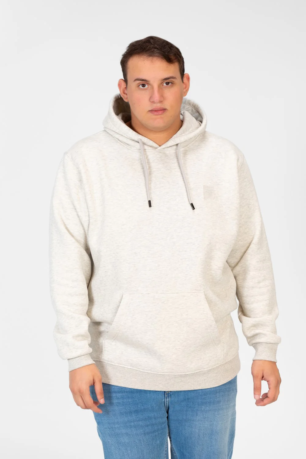 Men's Big Size Basic Long Sleeve Hoodie Sweatshirt - Image 41