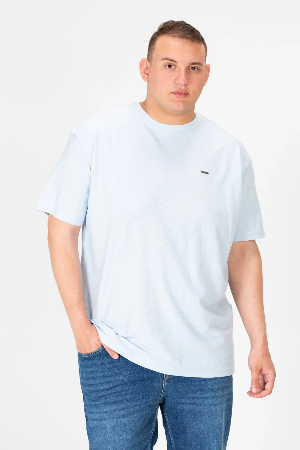 Men's Big Size Basic Short Sleeves T-Shirt - Image 5