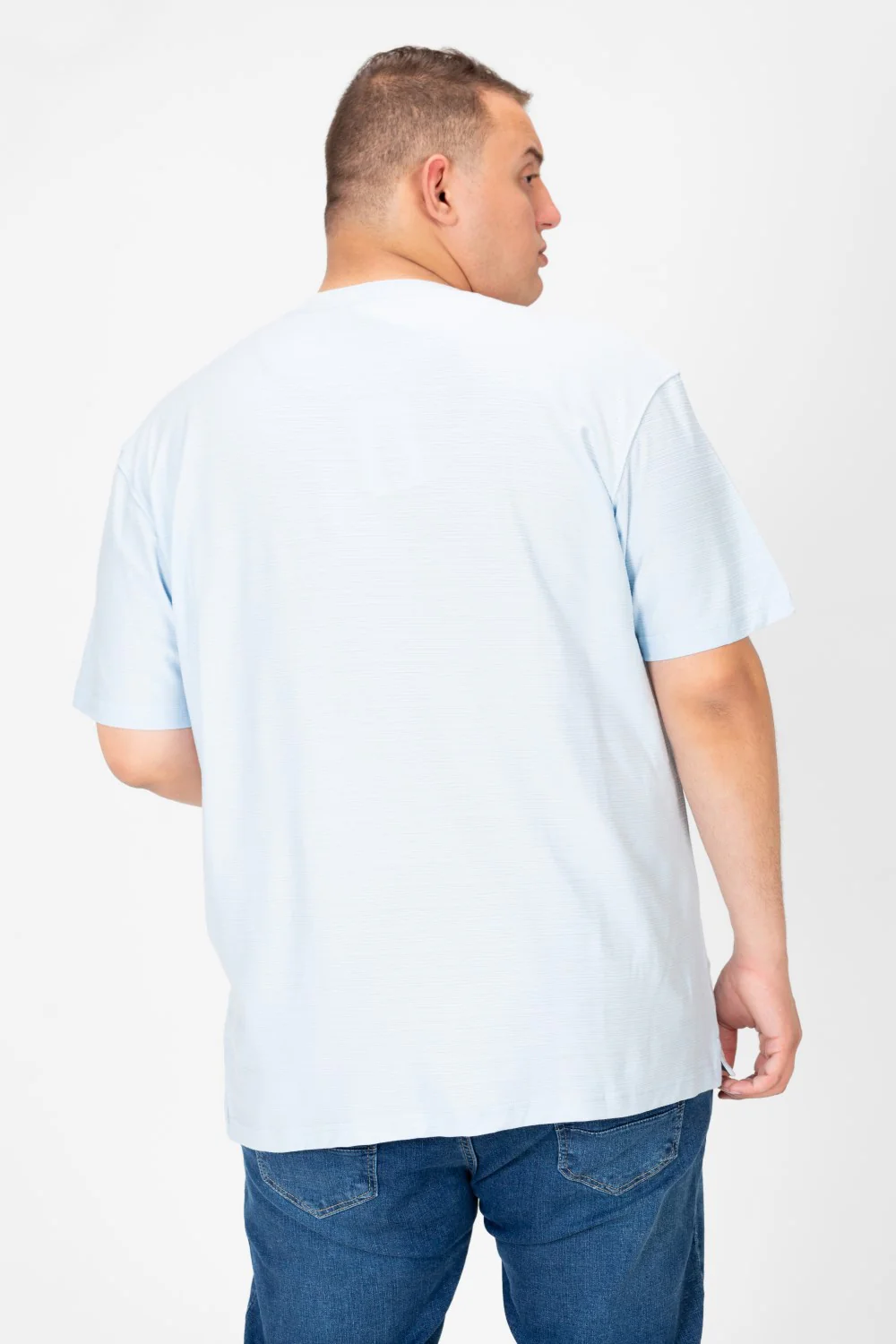 Men's Big Size Basic Short Sleeves T-Shirt - Image 6