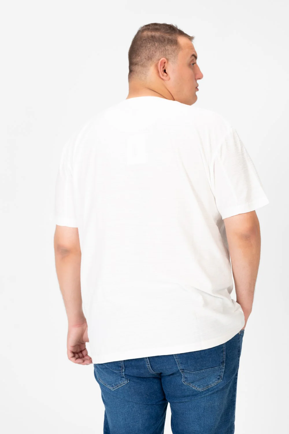 Men's Big Size Basic T-Shirt Half Sleeve - Image 10