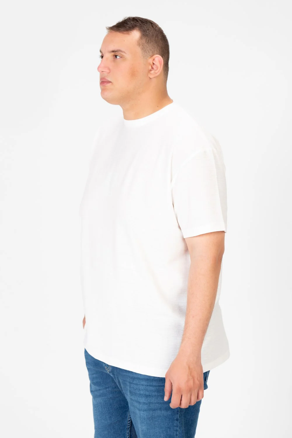Men's Big Size Basic T-Shirt Half Sleeve - Image 11