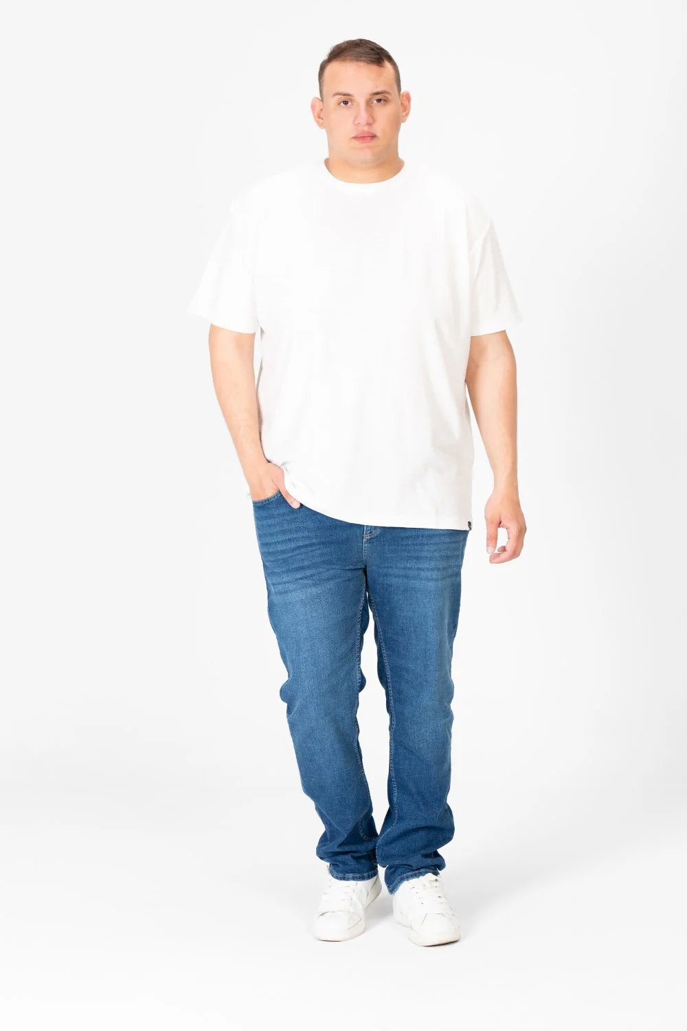 Men's Big Size Basic T-Shirt Half Sleeve - Image 12