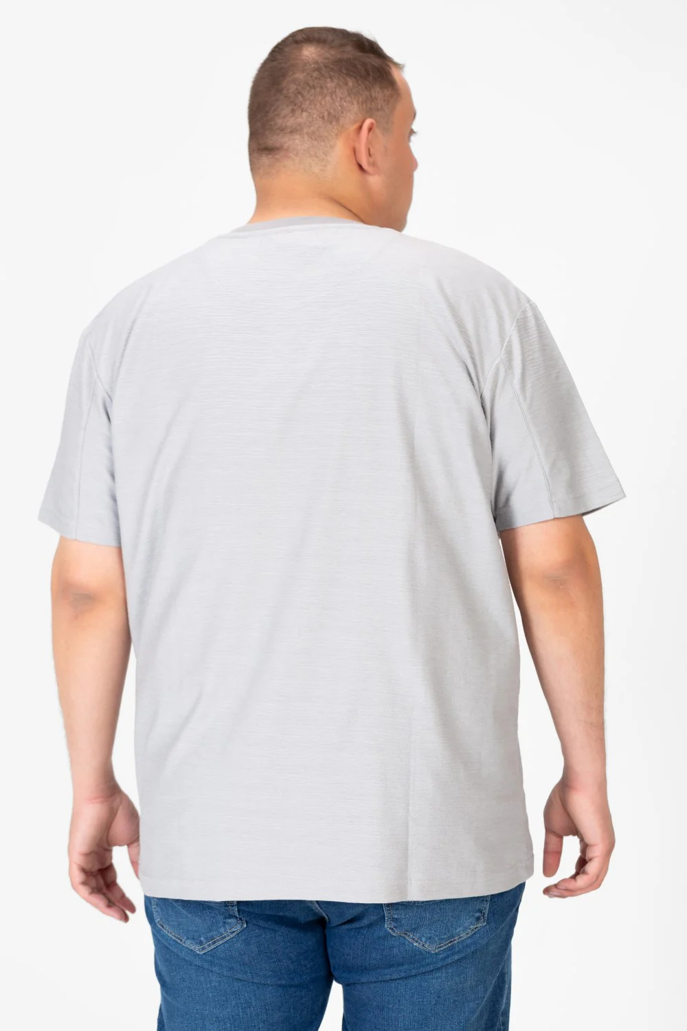 Men's Big Size Basic T-Shirt Half Sleeve - Image 2