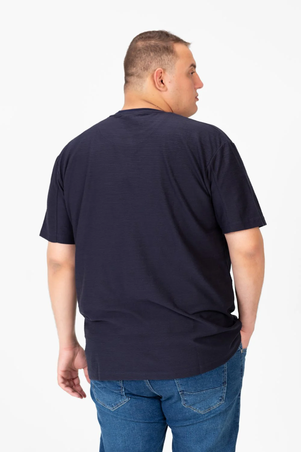 Men's Big Size Basic T-Shirt Half Sleeve - Image 6
