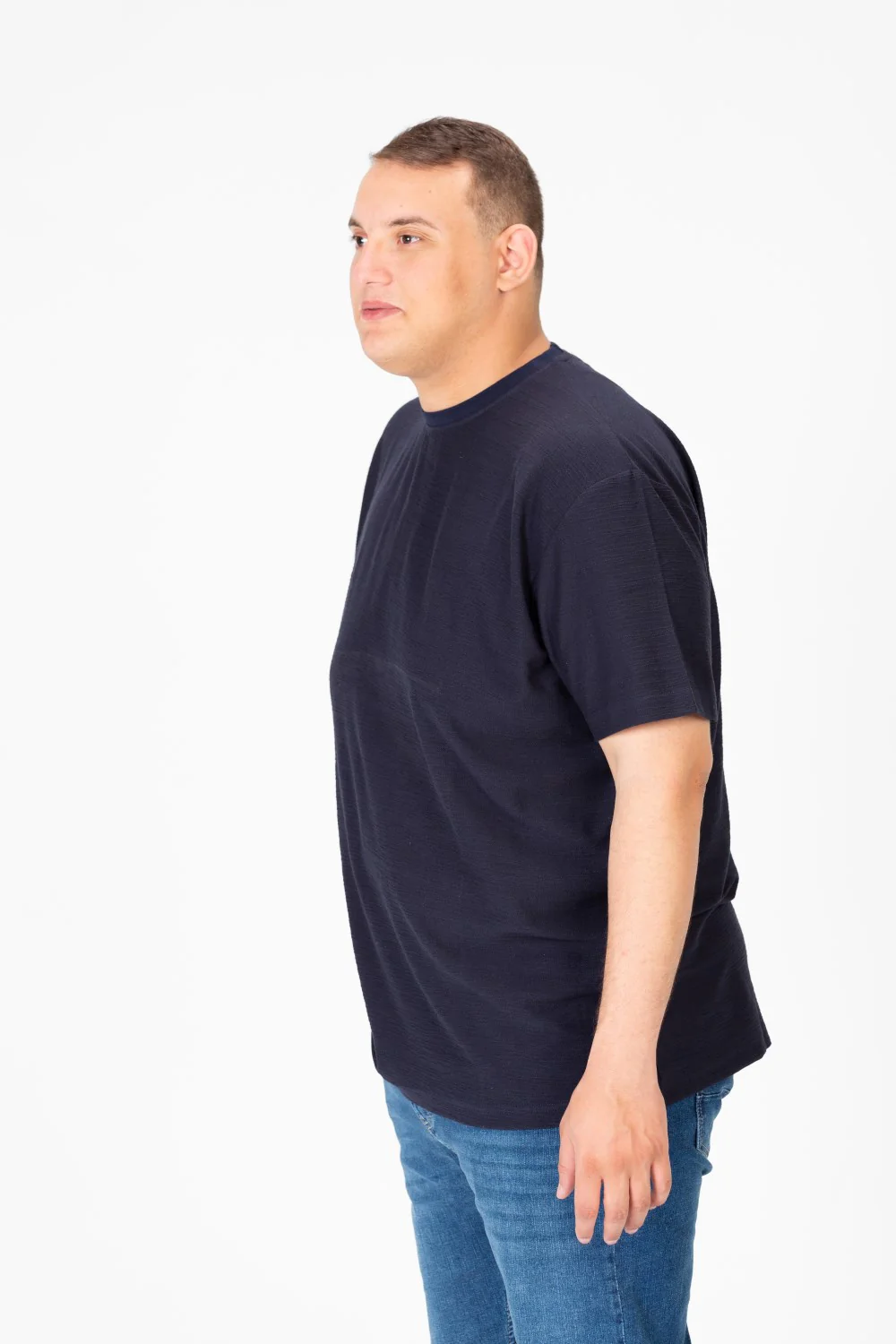Men's Big Size Basic T-Shirt Half Sleeve - Image 7
