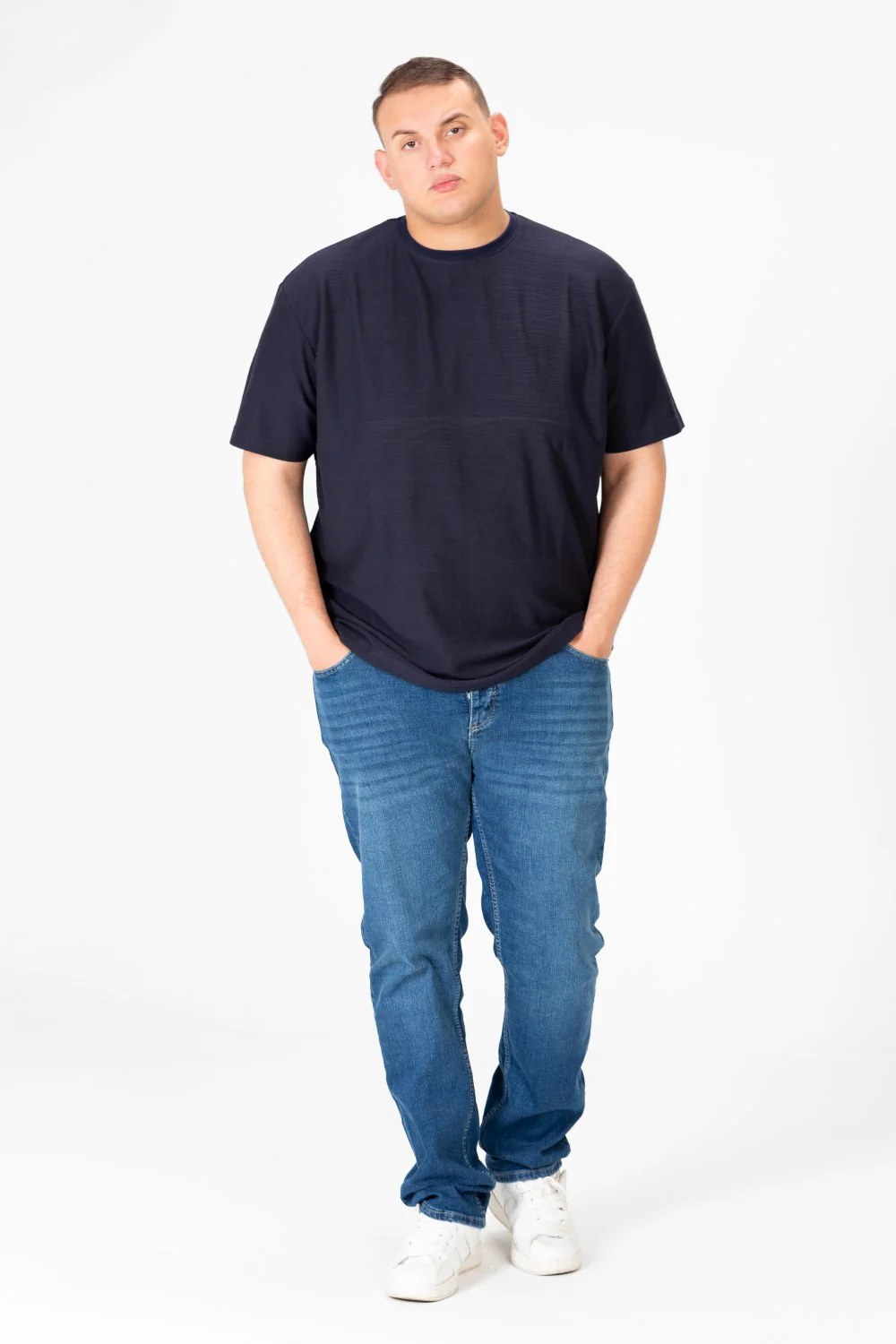 Men's Big Size Basic T-Shirt Half Sleeve - Image 8