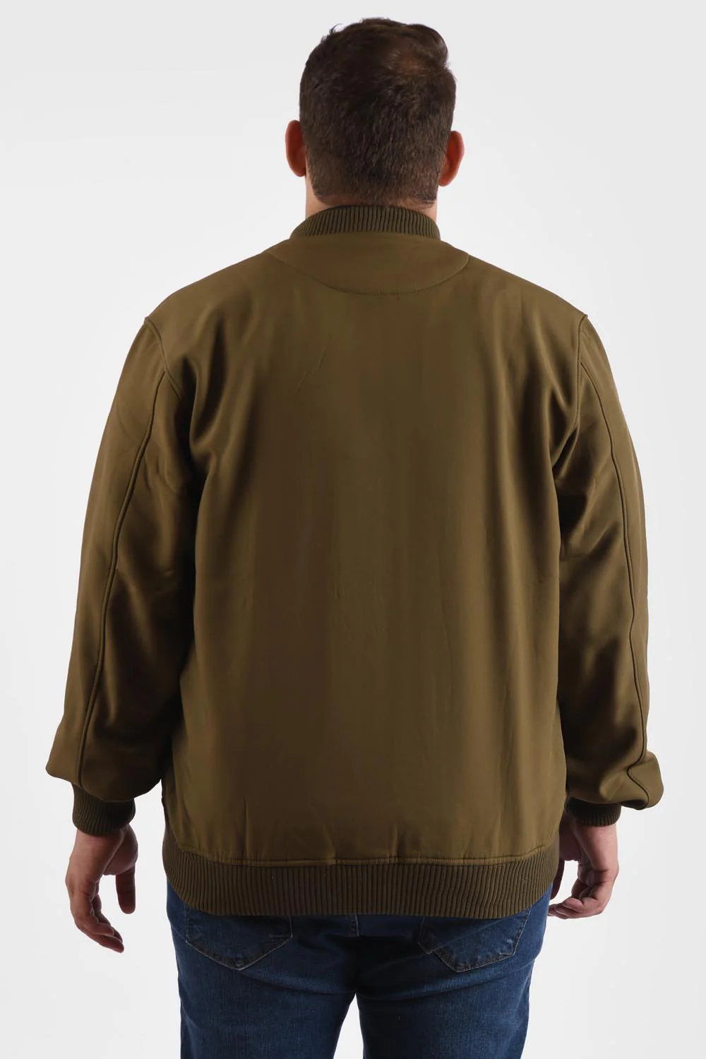 Men's Big Size Casual Basic Full Zipper Hooded Waterproof Jacket - Image 6