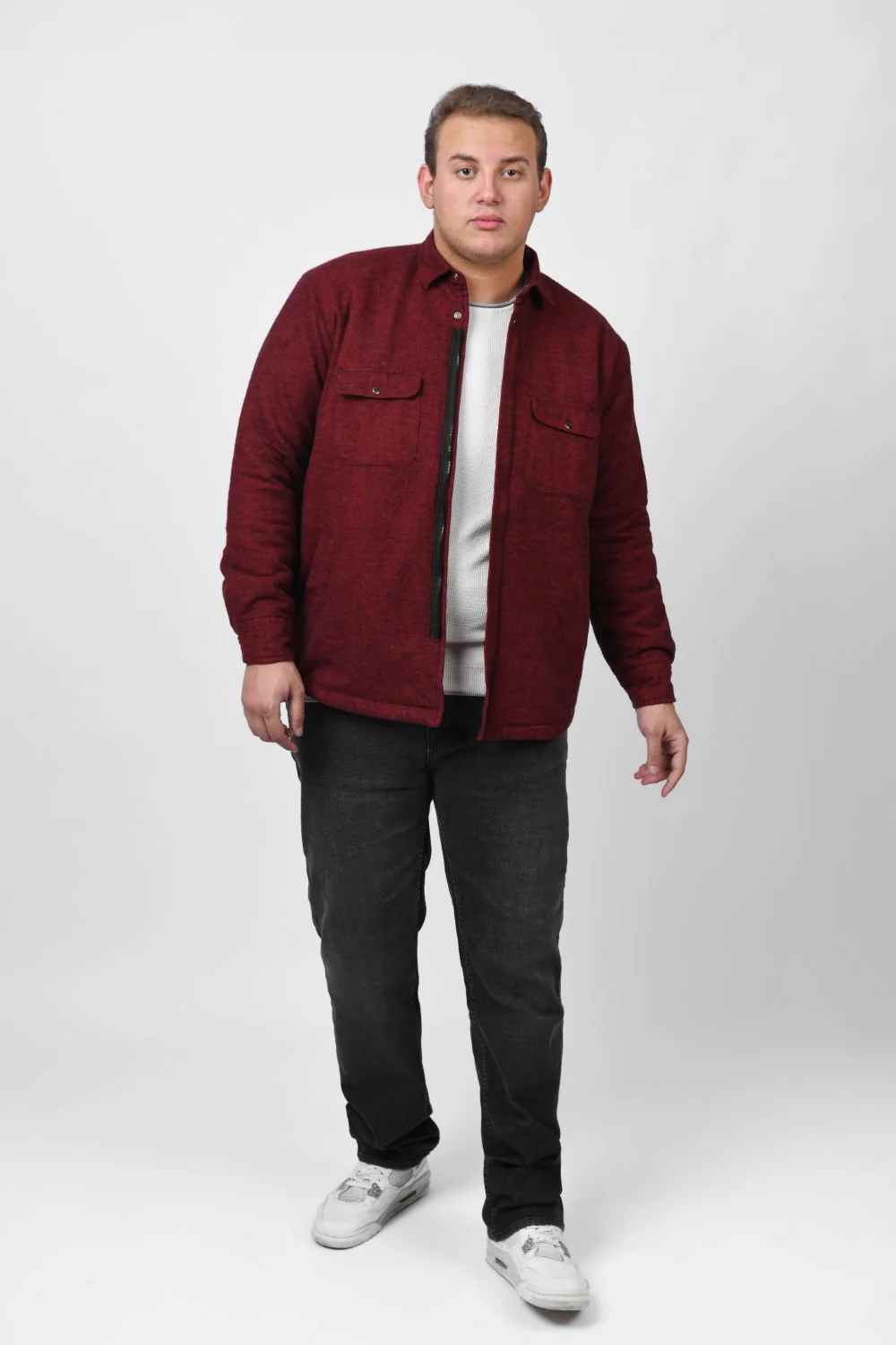 Men's Big Size Casual Buttons Waterproof Jacket With Unique Style - Image 5