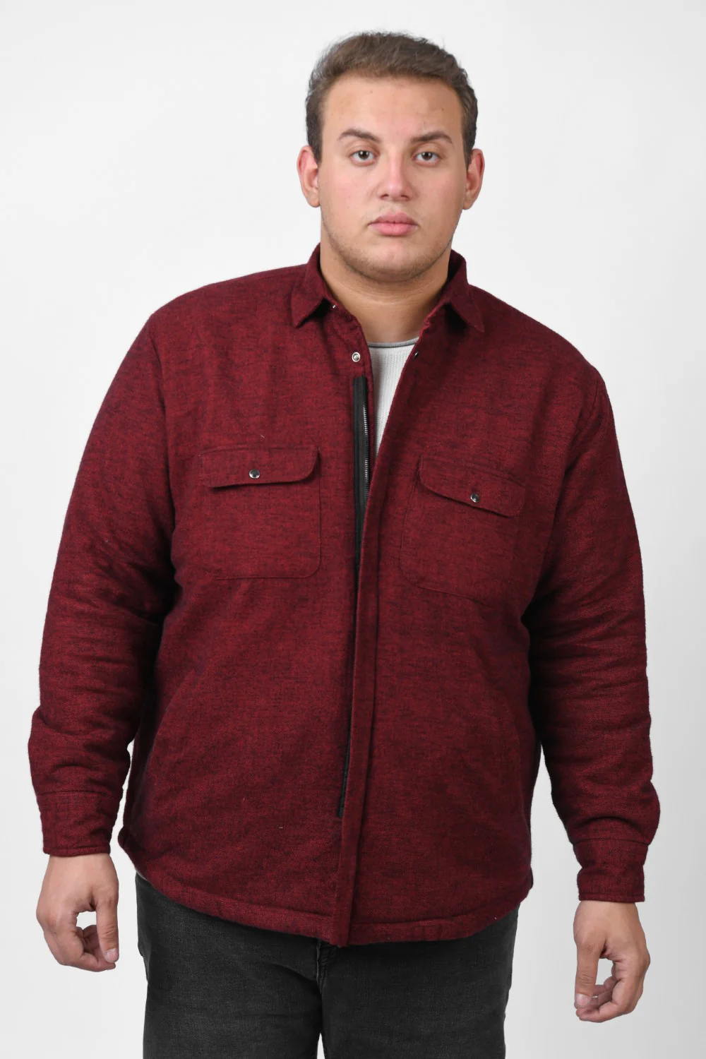 Men's Big Size Casual Buttons Waterproof Jacket With Unique Style - Image 7