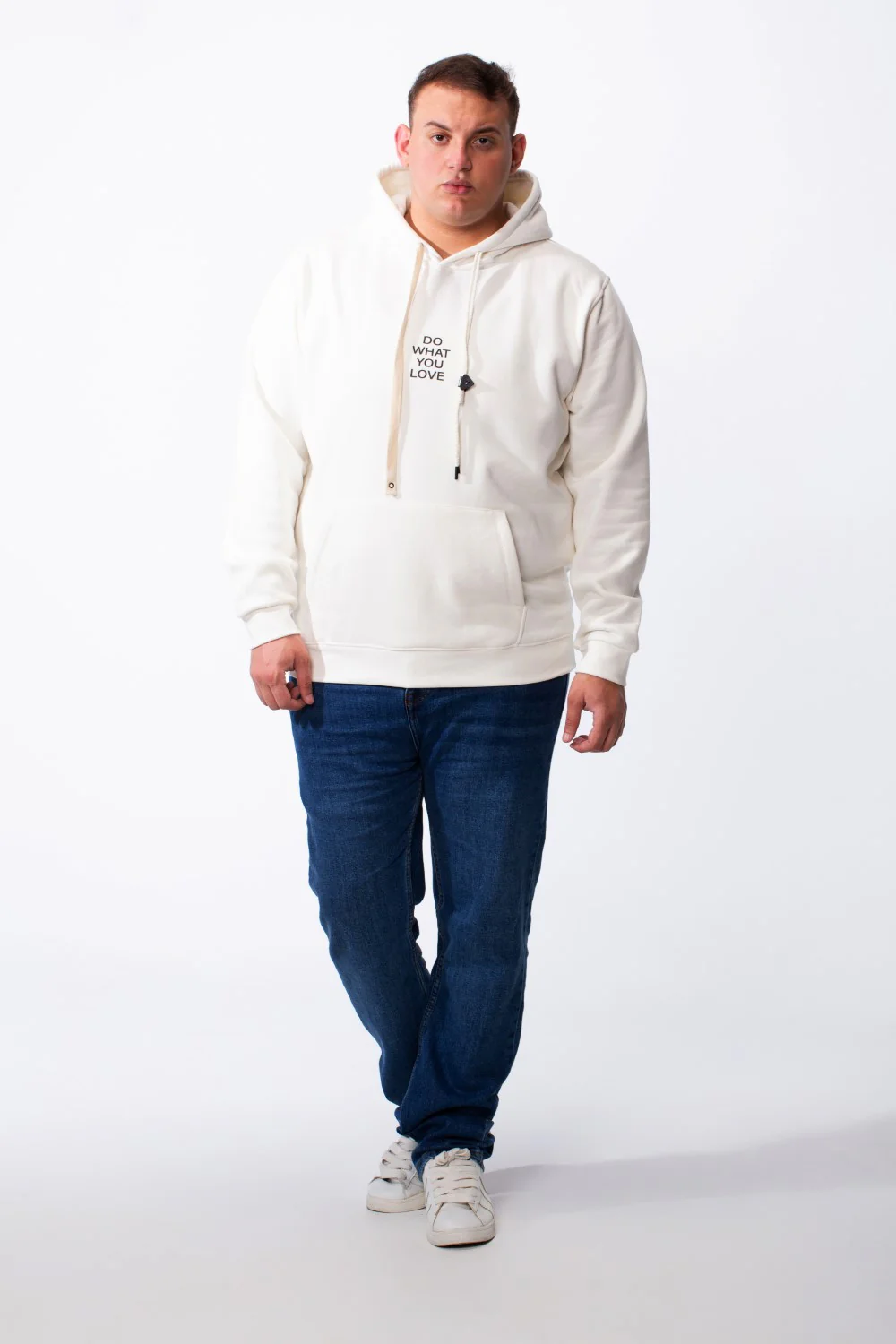 Men's Big Size Comfortable Kangaroo Pocket Front And Back Graphic Print Tomato Store Melton Hooded Sweatshirt - Image 11