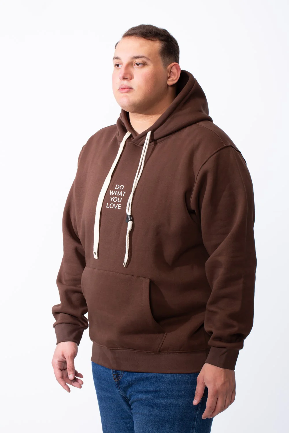 Men's Big Size Comfortable Kangaroo Pocket Front And Back Graphic Print Tomato Store Melton Hooded Sweatshirt - Image 4