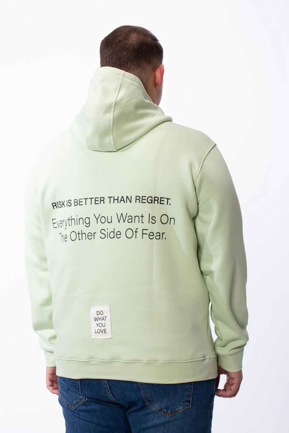 Men's Big Size Comfortable Kangaroo Pocket Front And Back Graphic Print Tomato Store Melton Hooded Sweatshirt - Image 5