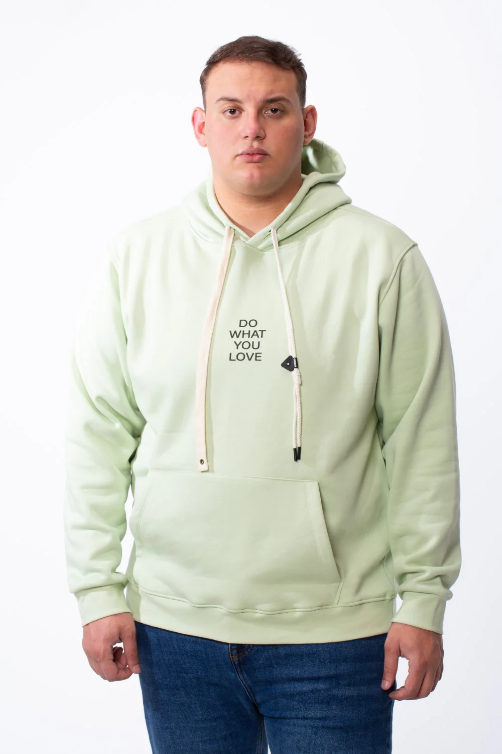Men's Big Size Comfortable Kangaroo Pocket Front And Back Graphic Print Tomato Store Melton Hooded Sweatshirt - Image 6