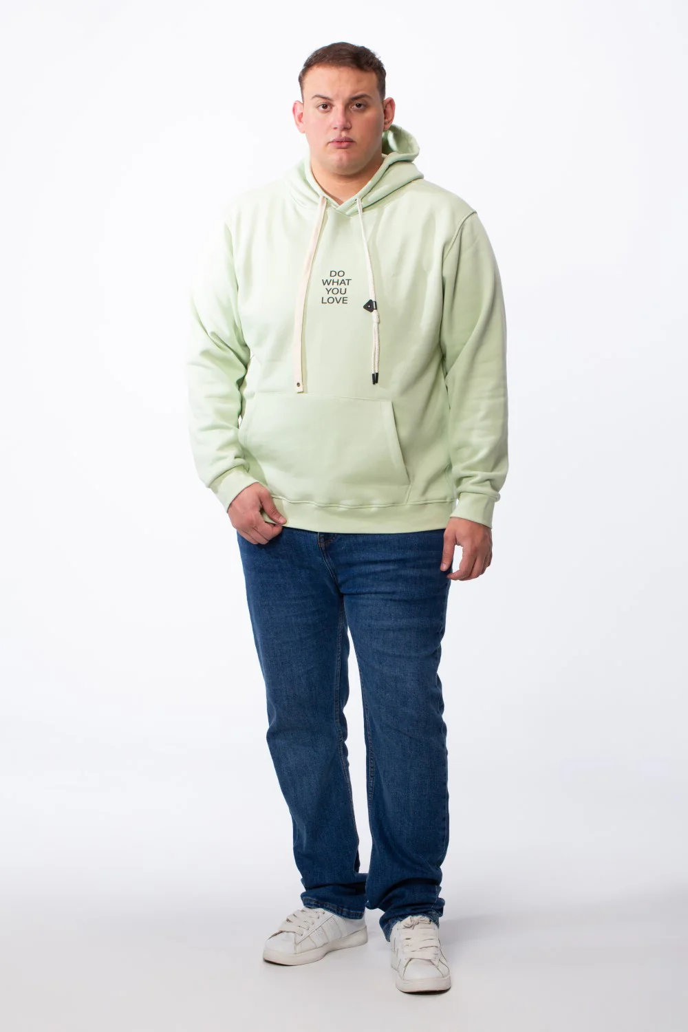 Men's Big Size Comfortable Kangaroo Pocket Front And Back Graphic Print Tomato Store Melton Hooded Sweatshirt - Image 7