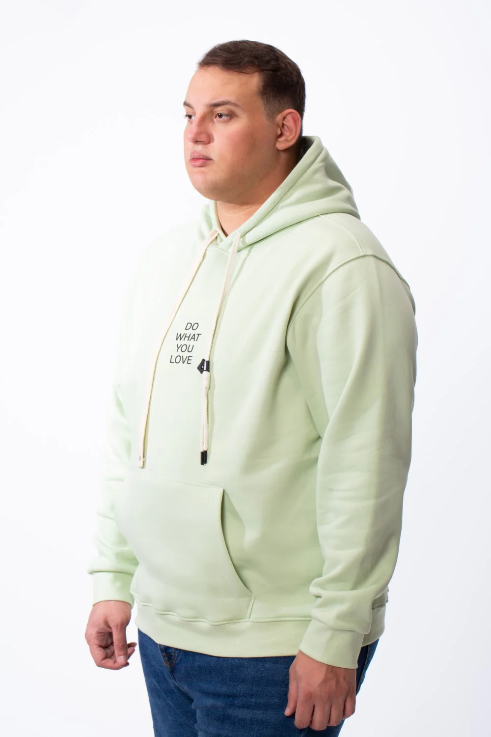 Men's Big Size Comfortable Kangaroo Pocket Front And Back Graphic Print Tomato Store Melton Hooded Sweatshirt - Image 8
