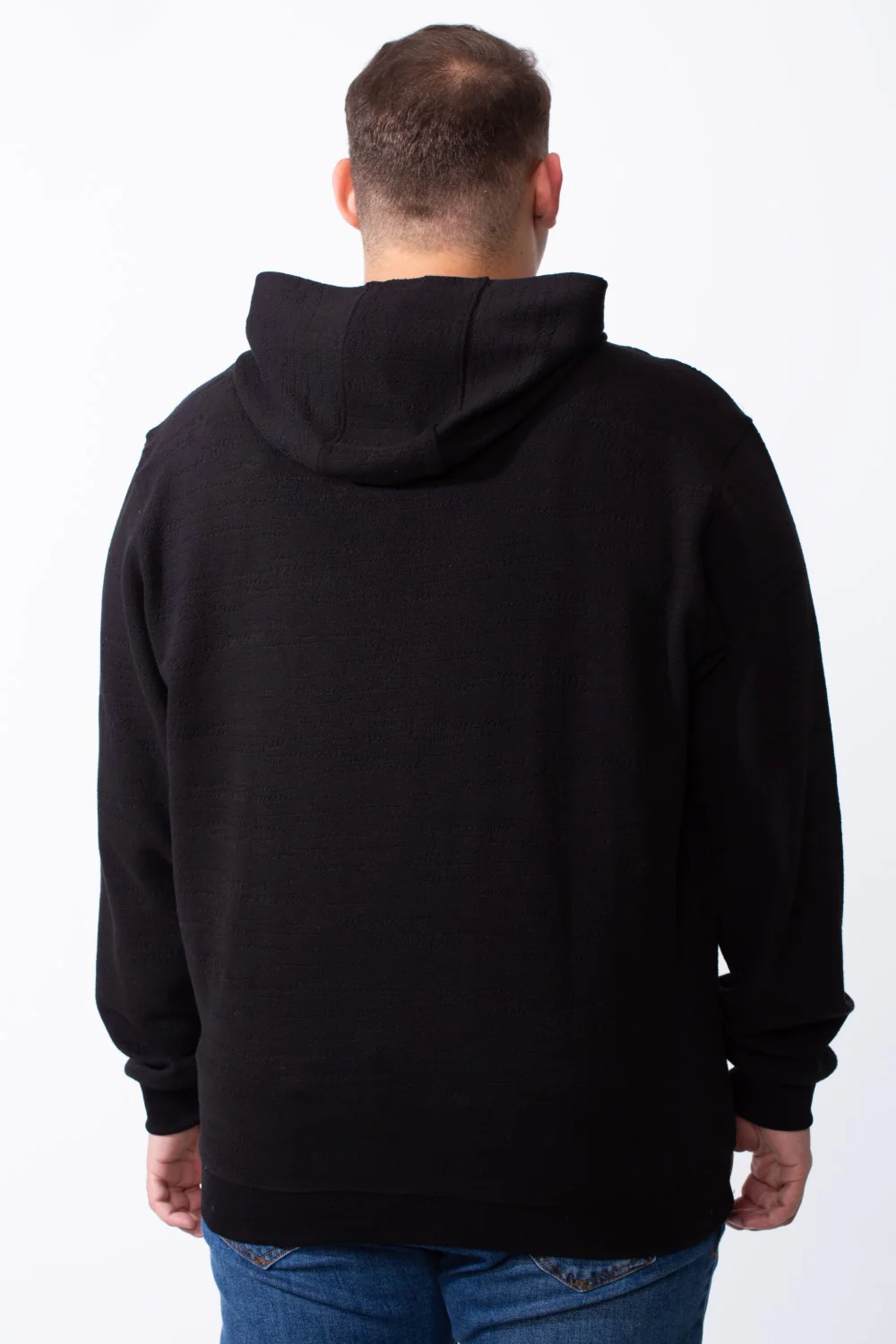 Men's Big Size Hooded Sweatshirt With Kangaroo Pocket Long Sleeve Basic Everyday Wear Tomato Store - Image 2