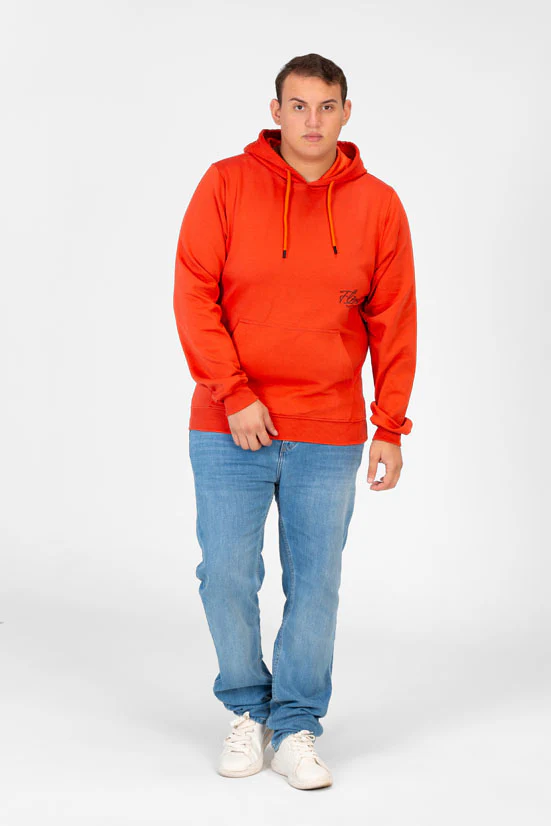 Men's Big Size Hoodie Sweatshirt with Graphic Print and Kangaroo Pocket - Image 8