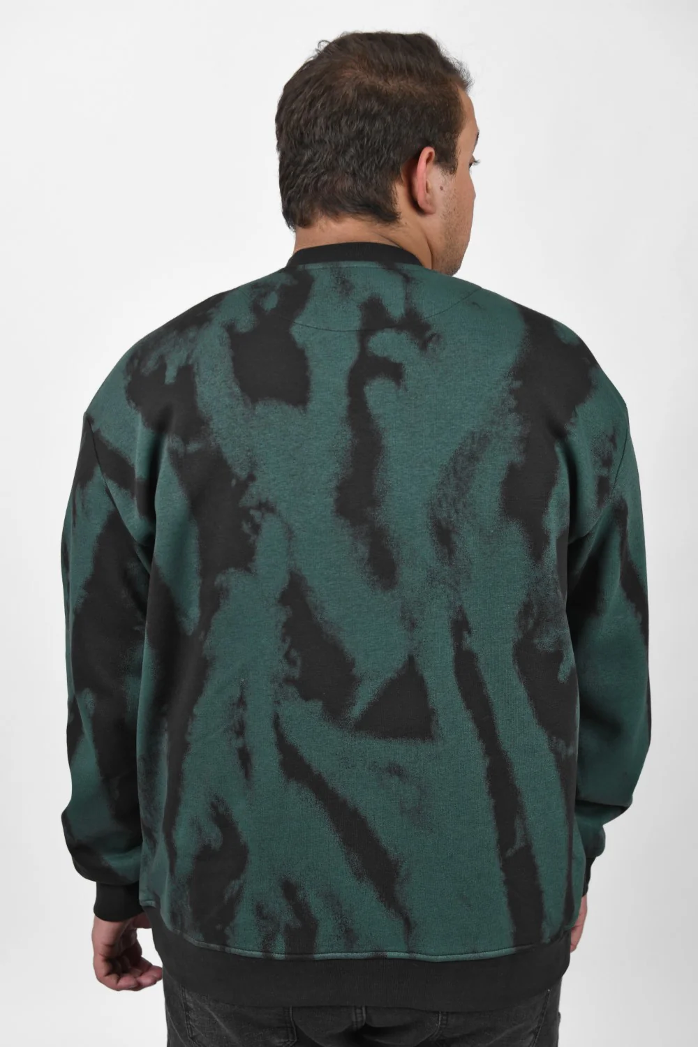 Men's Big Size Long Sleeve Round Neck Printed Sweatshirt - Image 5